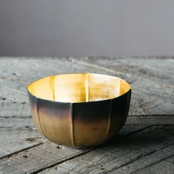 Graham & Green Petal Brass and Gold Tea Light Holder