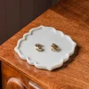 Graham & Green Petal Marble Decorative Trinket Plate