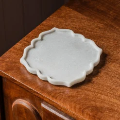 Graham & Green Petal Marble Decorative Trinket Plate
