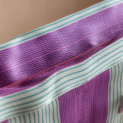 Graham & Green Pink & Purple Stripe Recycled Weekend Bag