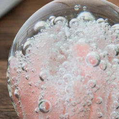 Graham & Green Pink Coral Glass Ornament
