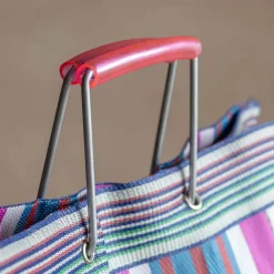 Graham & Green Pink Stripe Recycled Shopping Bag