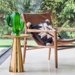 Graham & Green Plateau Brass Side Table