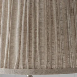 Graham & Green Pleated Natural Linen Empire Shades