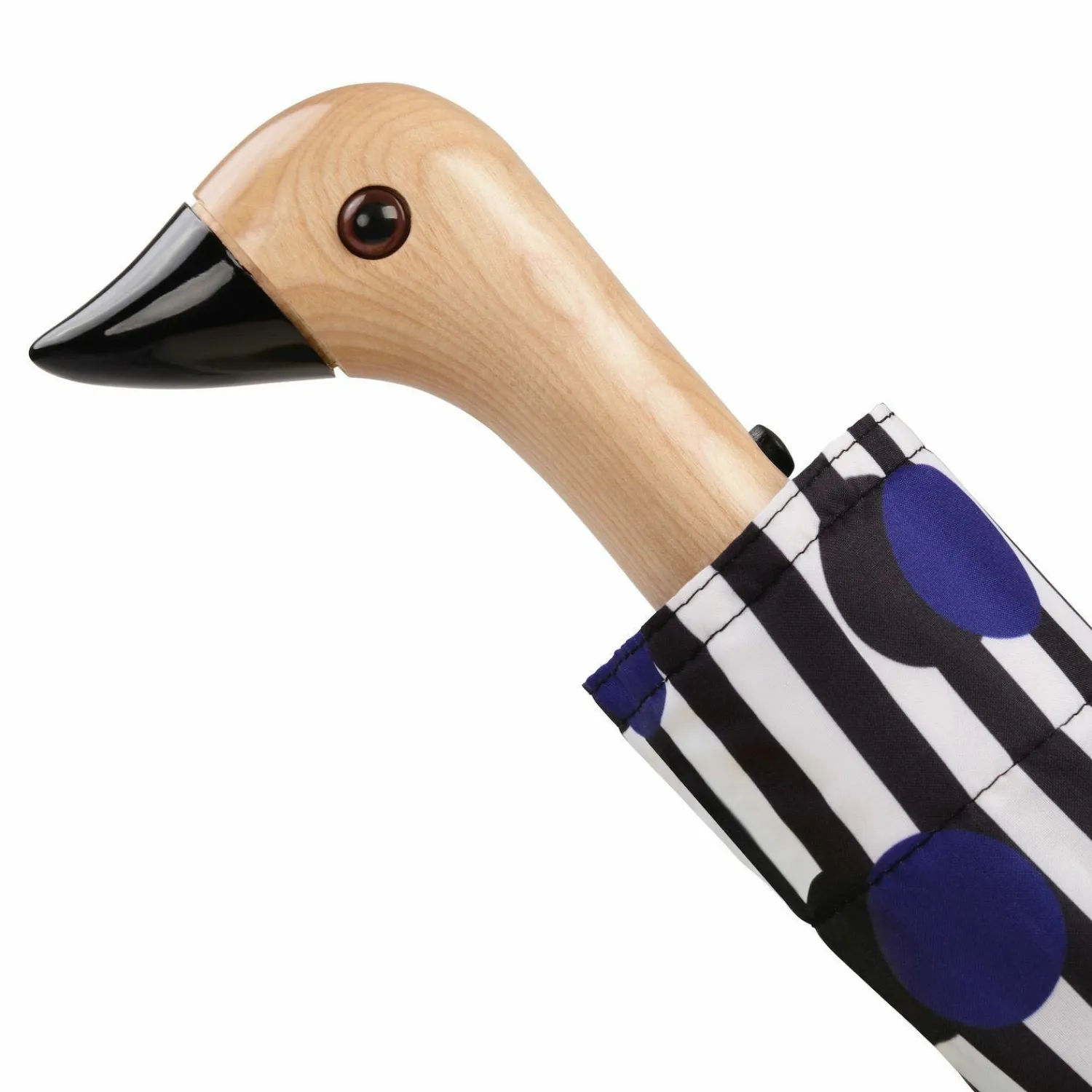 Graham & Green Polkastripe Duck Umbrella