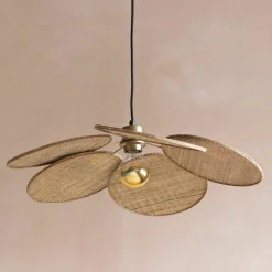 Graham & Green Primrose Wicker Pendant Light