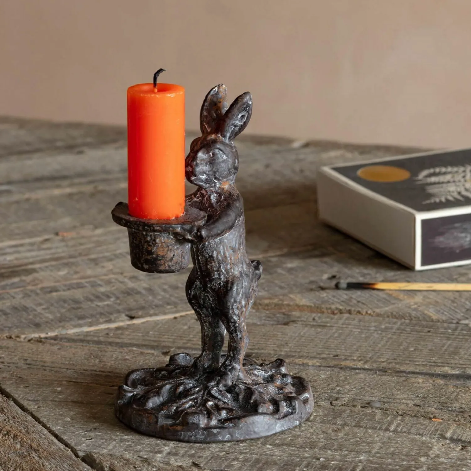 Graham & Green Rabbit Candlestick Holder