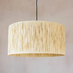 Graham & Green Raffia Natural Pendant Light