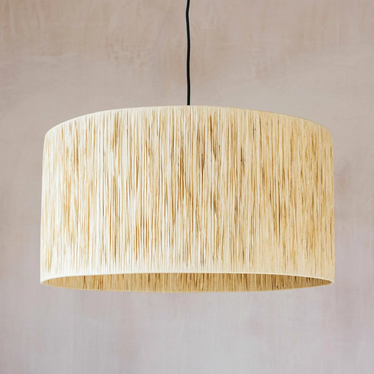 Graham & Green Raffia Natural Pendant Light