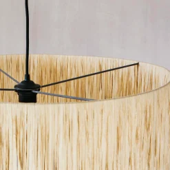 Graham & Green Raffia Natural Pendant Light