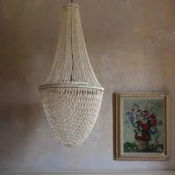 Graham & Green Rani Shell Beaded Lampshade