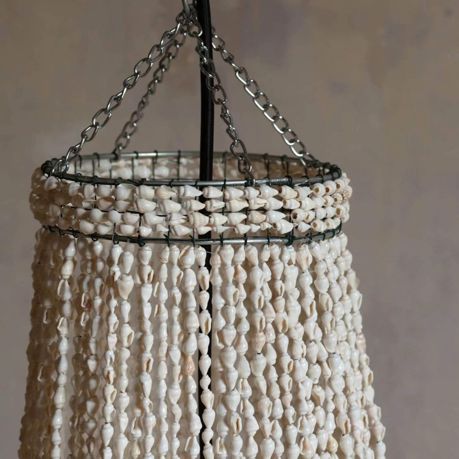 Graham & Green Rani Shell Beaded Lampshade