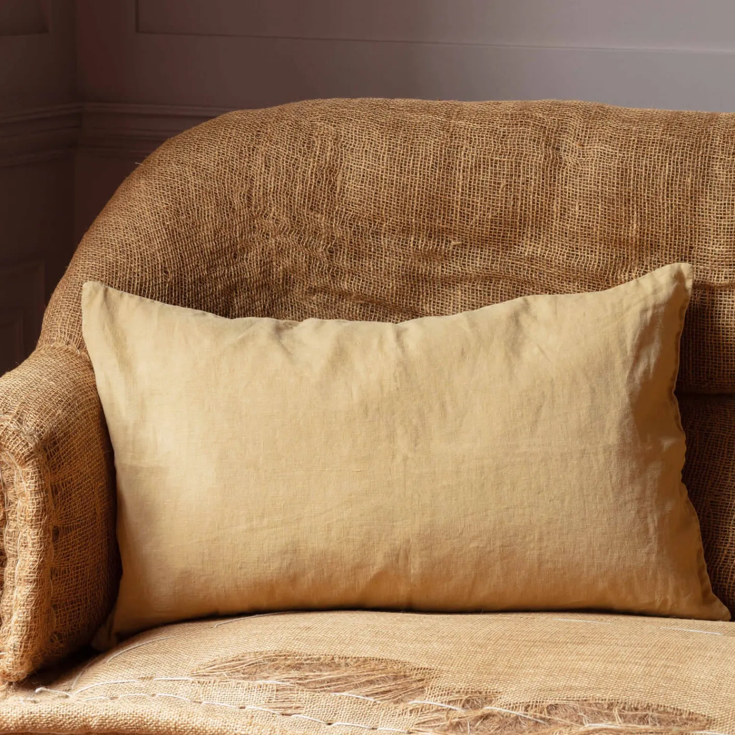 Graham & Green Rectangle Linen Cushions