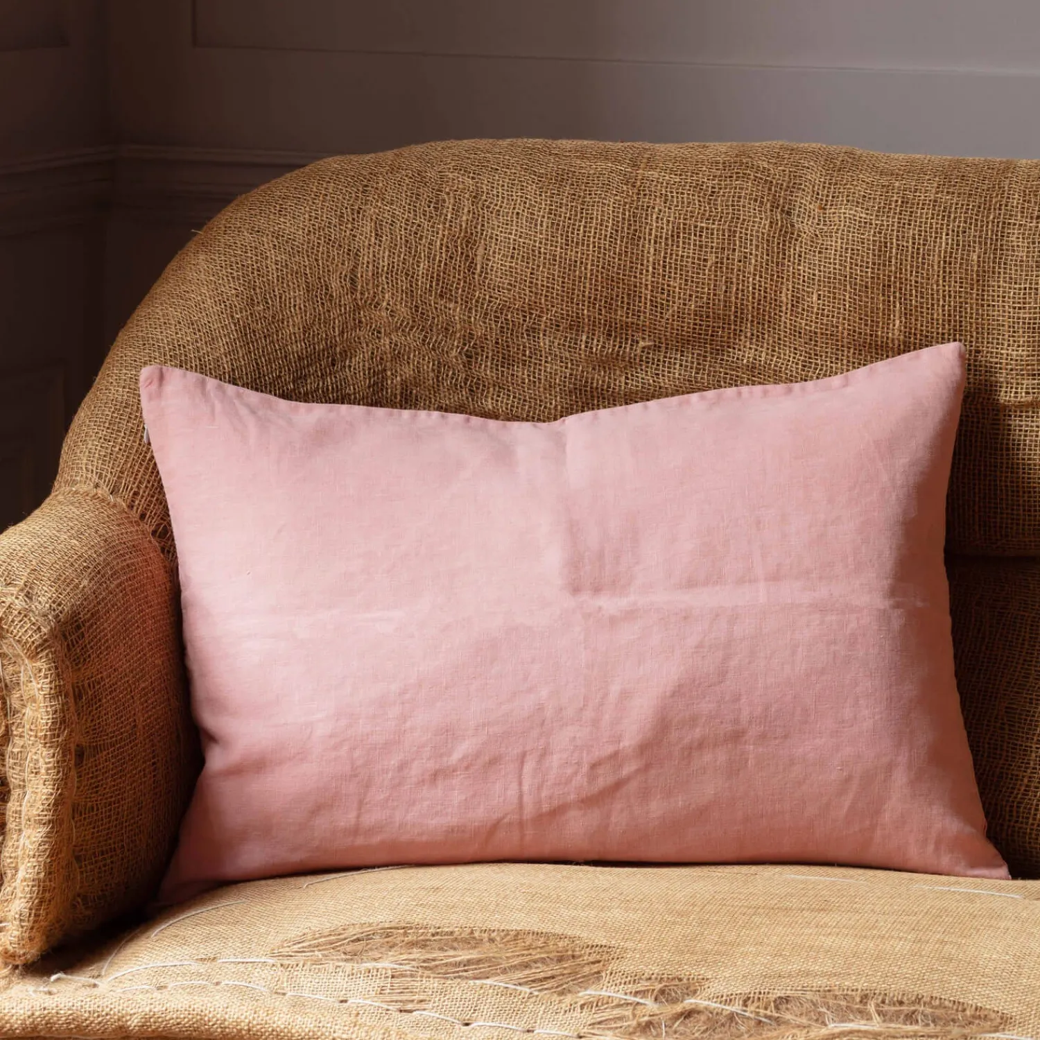 Graham & Green Rectangle Linen Cushions