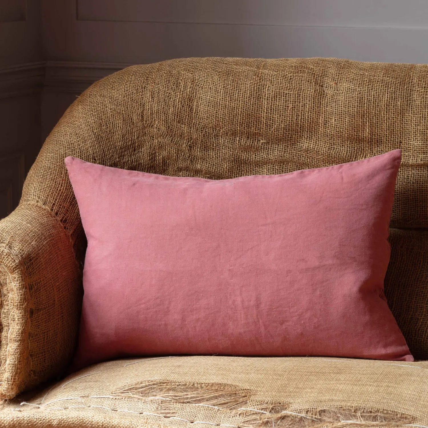 Graham & Green Rectangle Linen Cushions