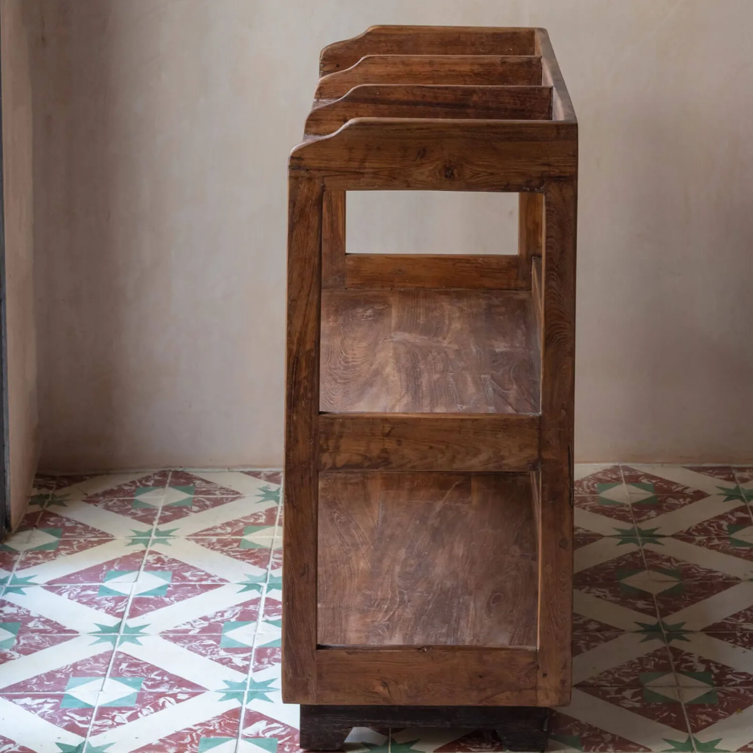 Graham & Green Recycled Teak Shelving Rack