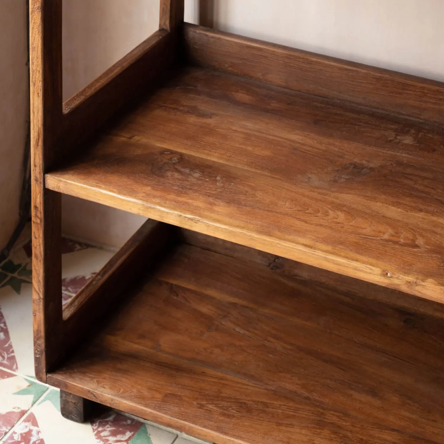 Graham & Green Recycled Teak Shelving Rack