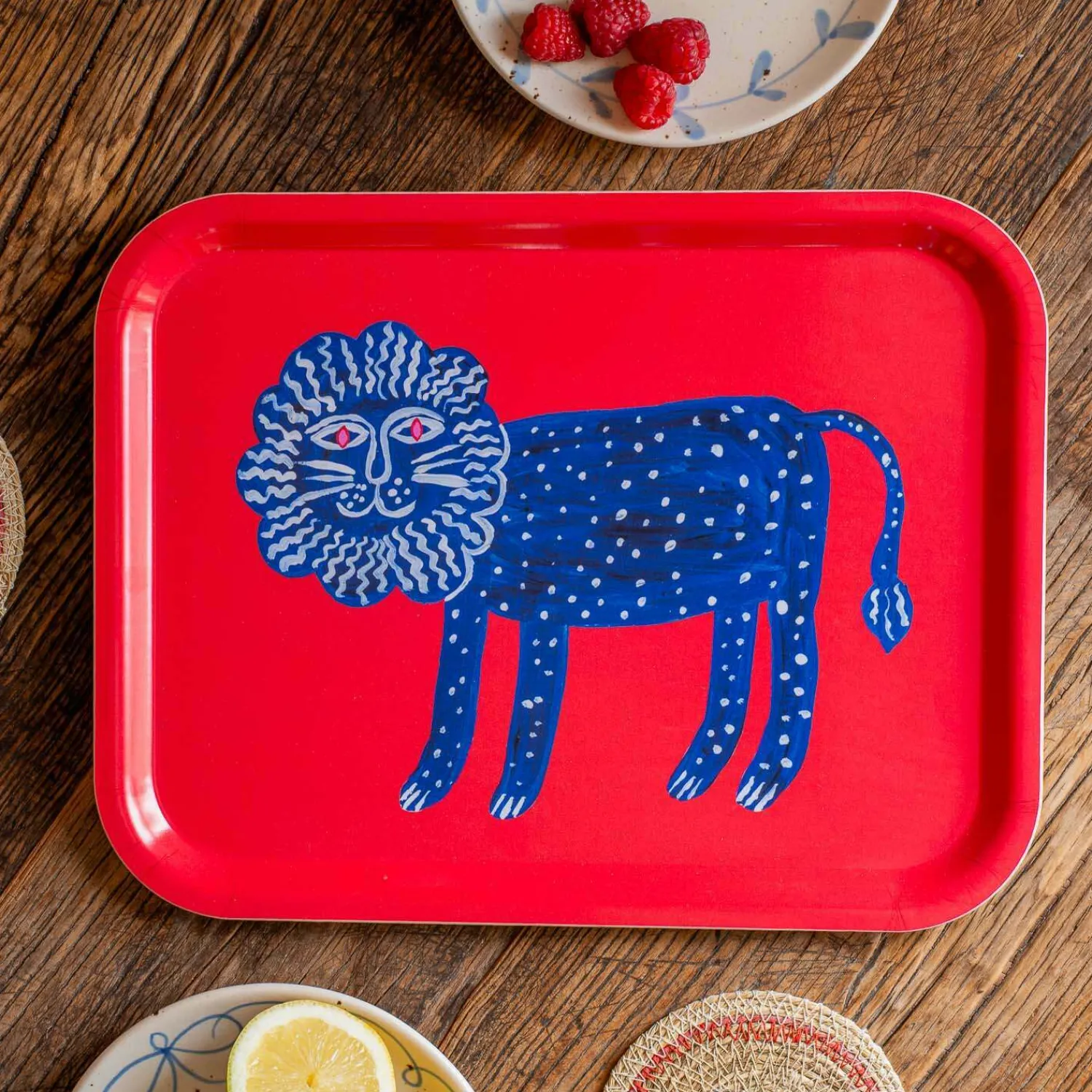 Graham & Green Red Lion Birch Tray