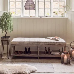 Graham & Green Renée Upholstered Bench