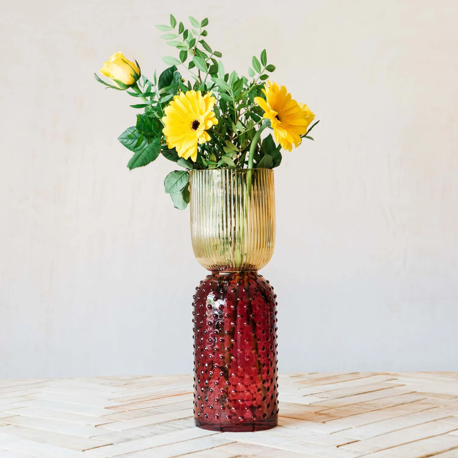 Graham & Green Retro Glass Vases