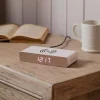 Graham & Green Retro White LED Alarm Clock Phone Charger