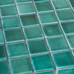 Graham & Green Rhia Green Tile Side Table
