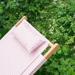 Graham & Green Riviera Pink Stripe Deck Chair