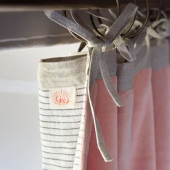 Graham & Green Rose Velvet Single Curtains