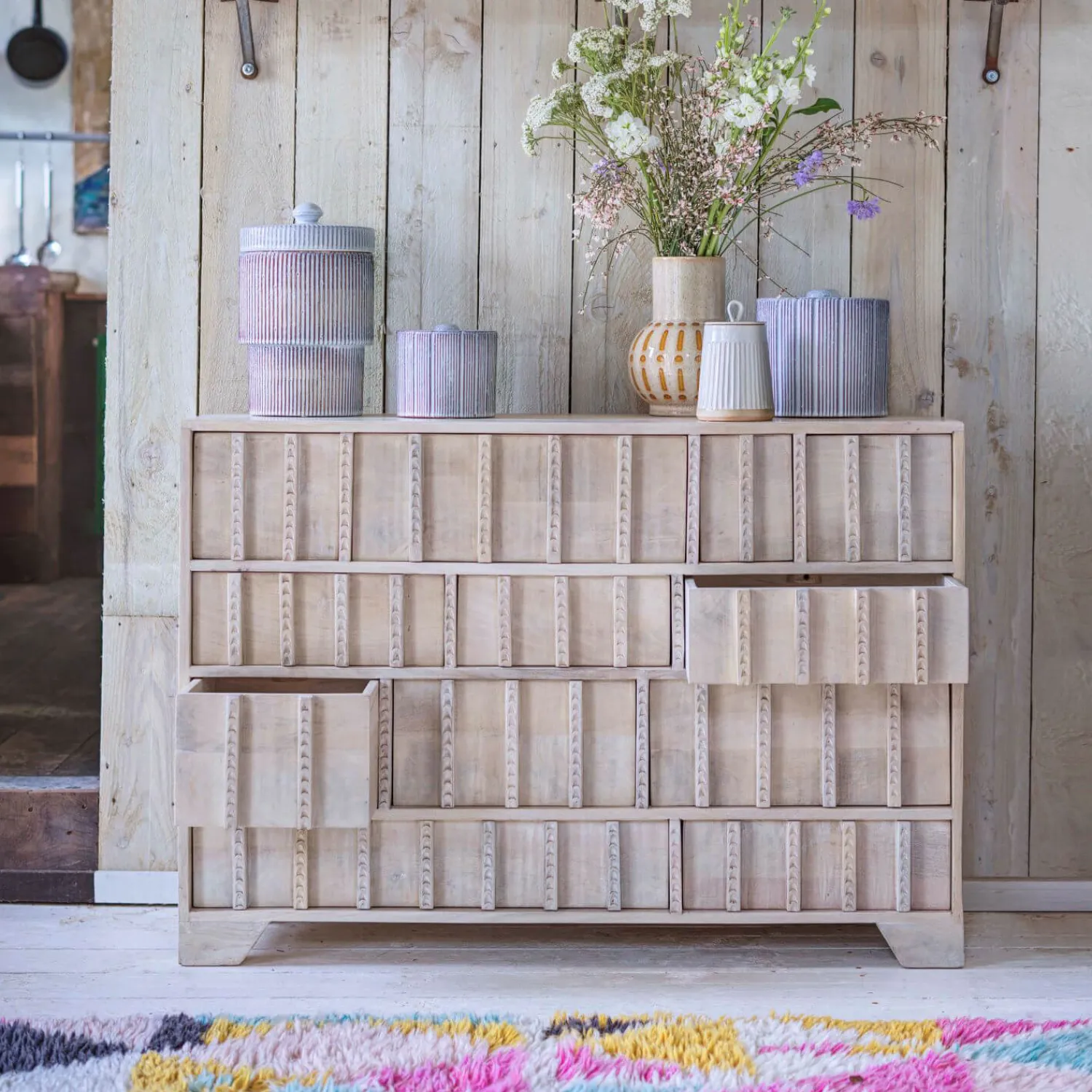 Graham & Green Rosie Twelve Drawer Sideboard