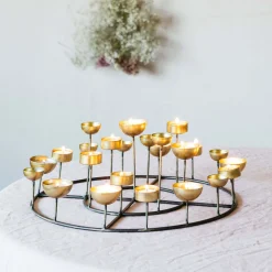 Graham & Green Round Multi Tea Light Holder