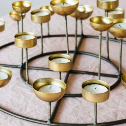 Graham & Green Round Multi Tea Light Holder