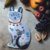 Graham & Green Russian Cat Serving Board