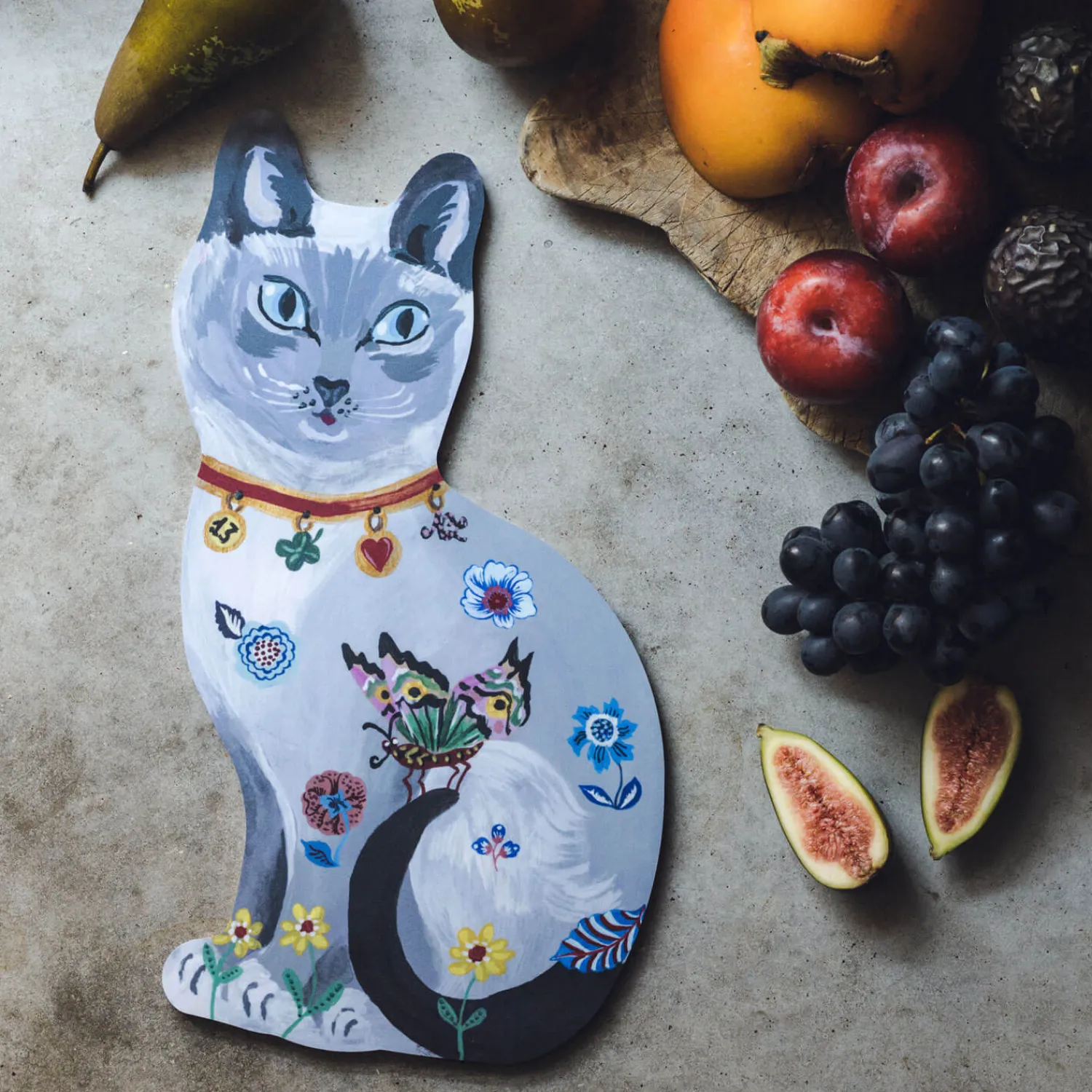 Graham & Green Russian Cat Serving Board