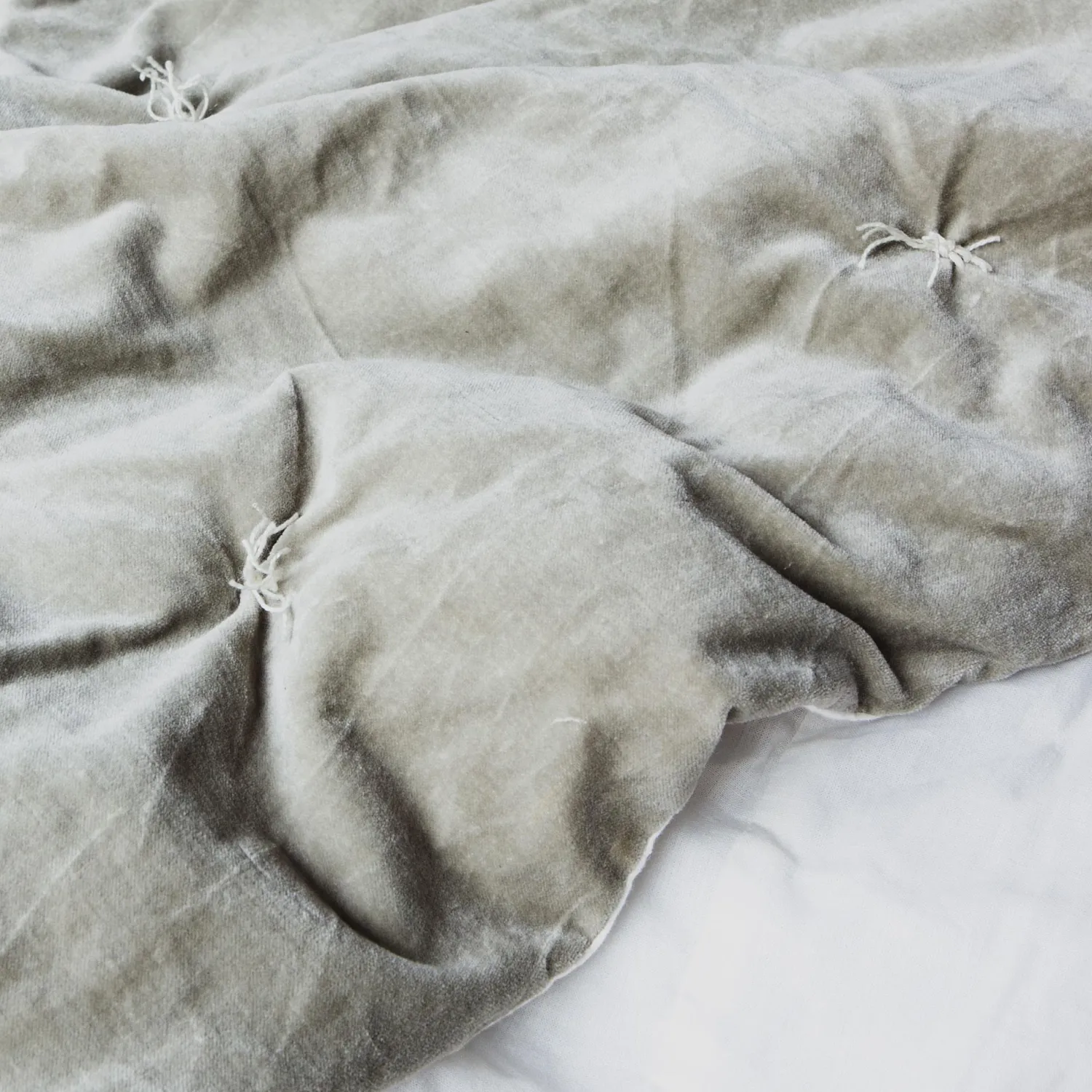 Graham & Green Sage Velvet Pebble Quilts