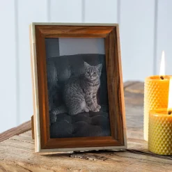 Graham & Green Sagwaan Wood and Bone Photo Frames
