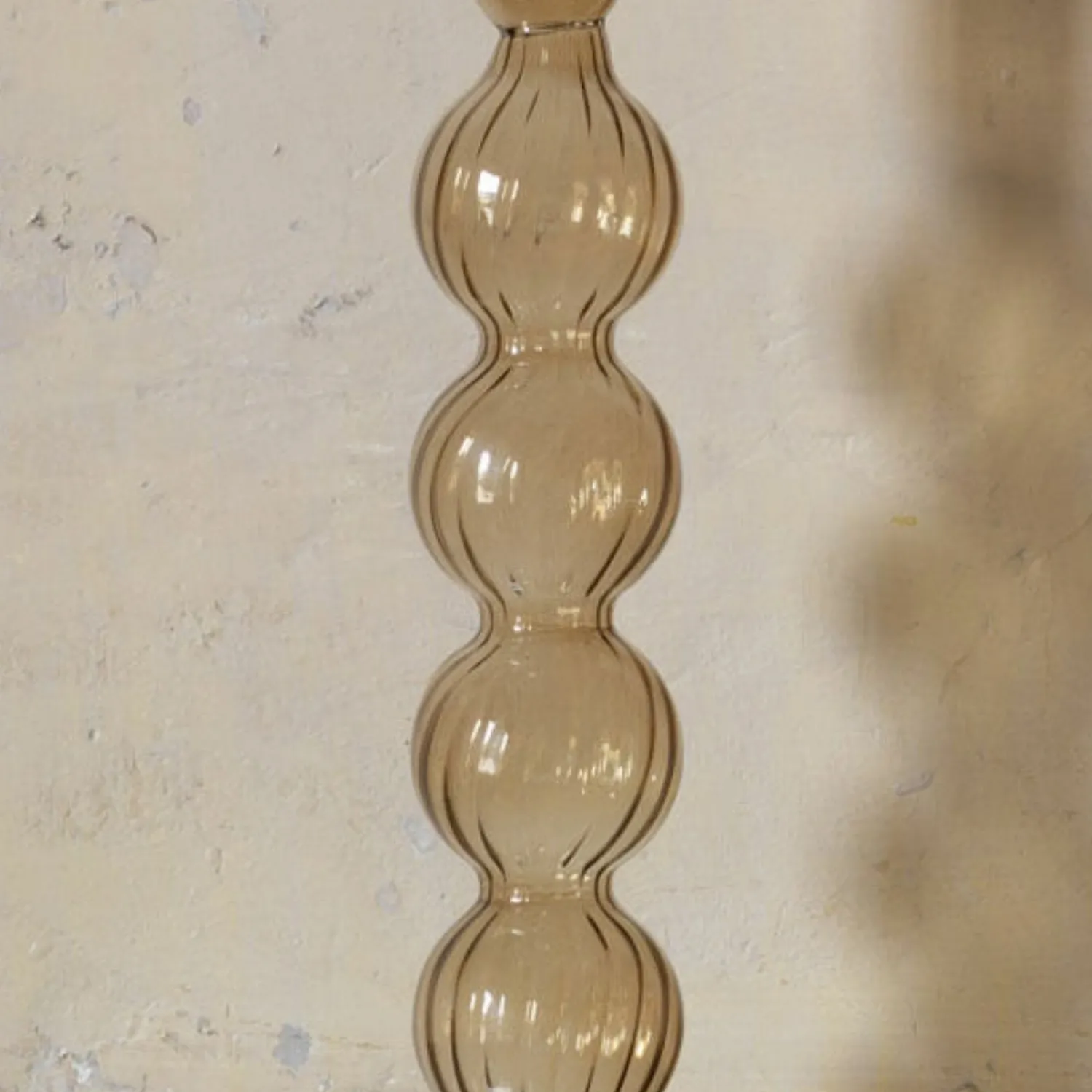Graham & Green Sand Brown Bubble Candle Holders