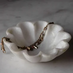Graham & Green Scalloped Marble Trinket Dish