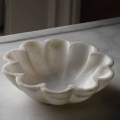 Graham & Green Scalloped Marble Trinket Dish