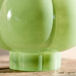 Graham & Green Scalloped Mint Green Vase