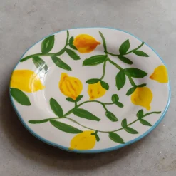 Graham & Green Set of Four Multi Lemons Plates