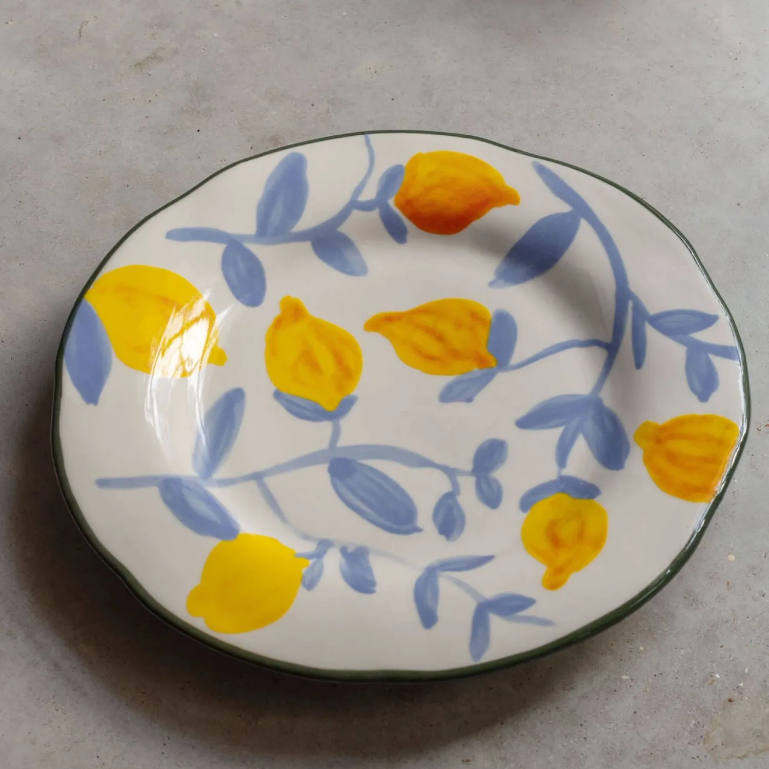 Graham & Green Set of Four Multi Lemons Plates