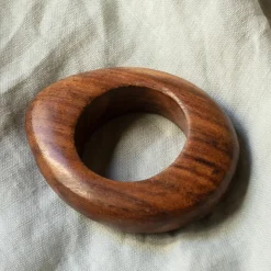 Graham & Green Set of Four Oval Wooden Napkin Rings