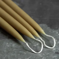 Graham & Green Set of Four Tapered Olive Candles