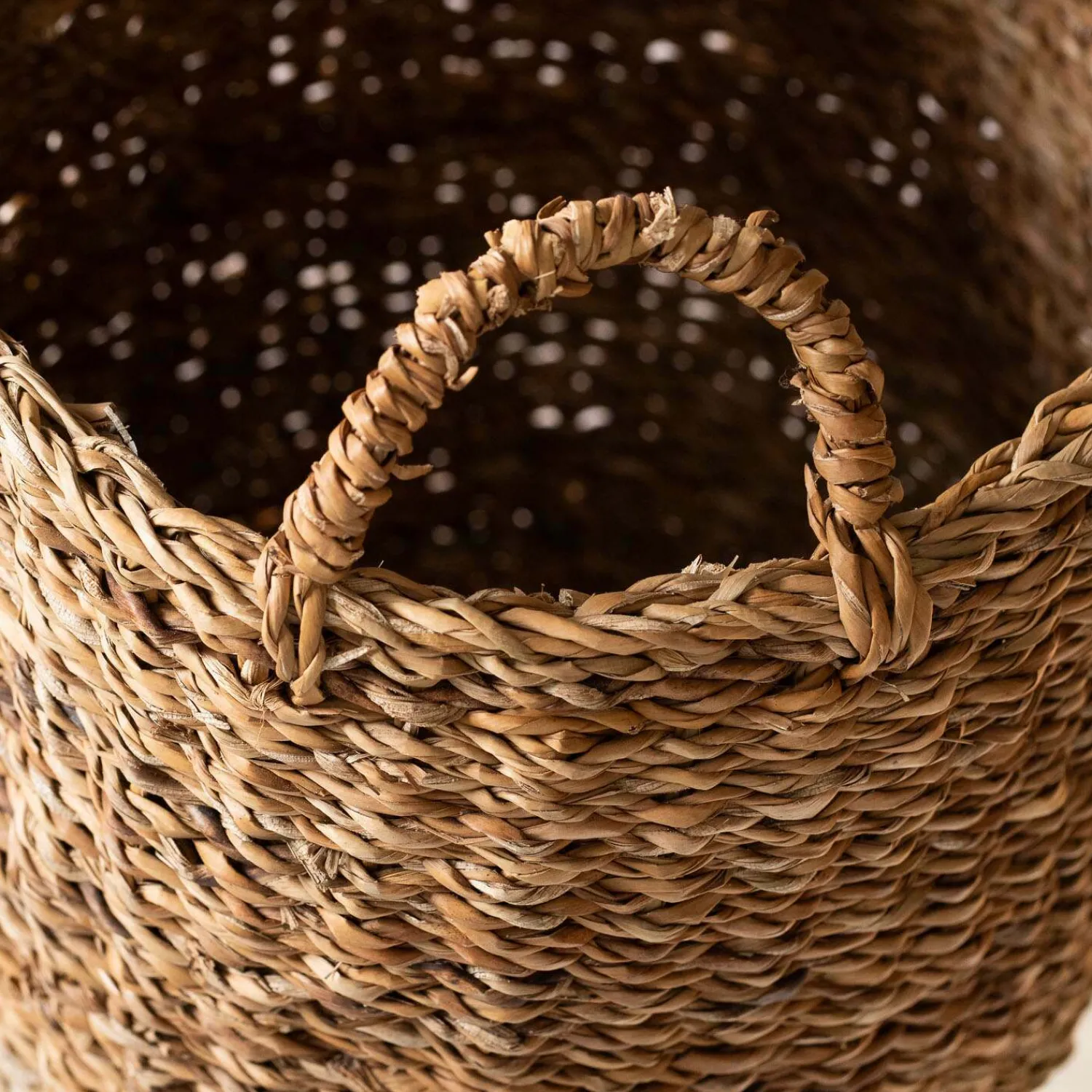 Graham & Green Set of Three Seagrass Baskets