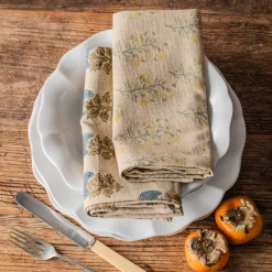 Graham & Green Set of Two Amelia and Asta Block Printed Napkins