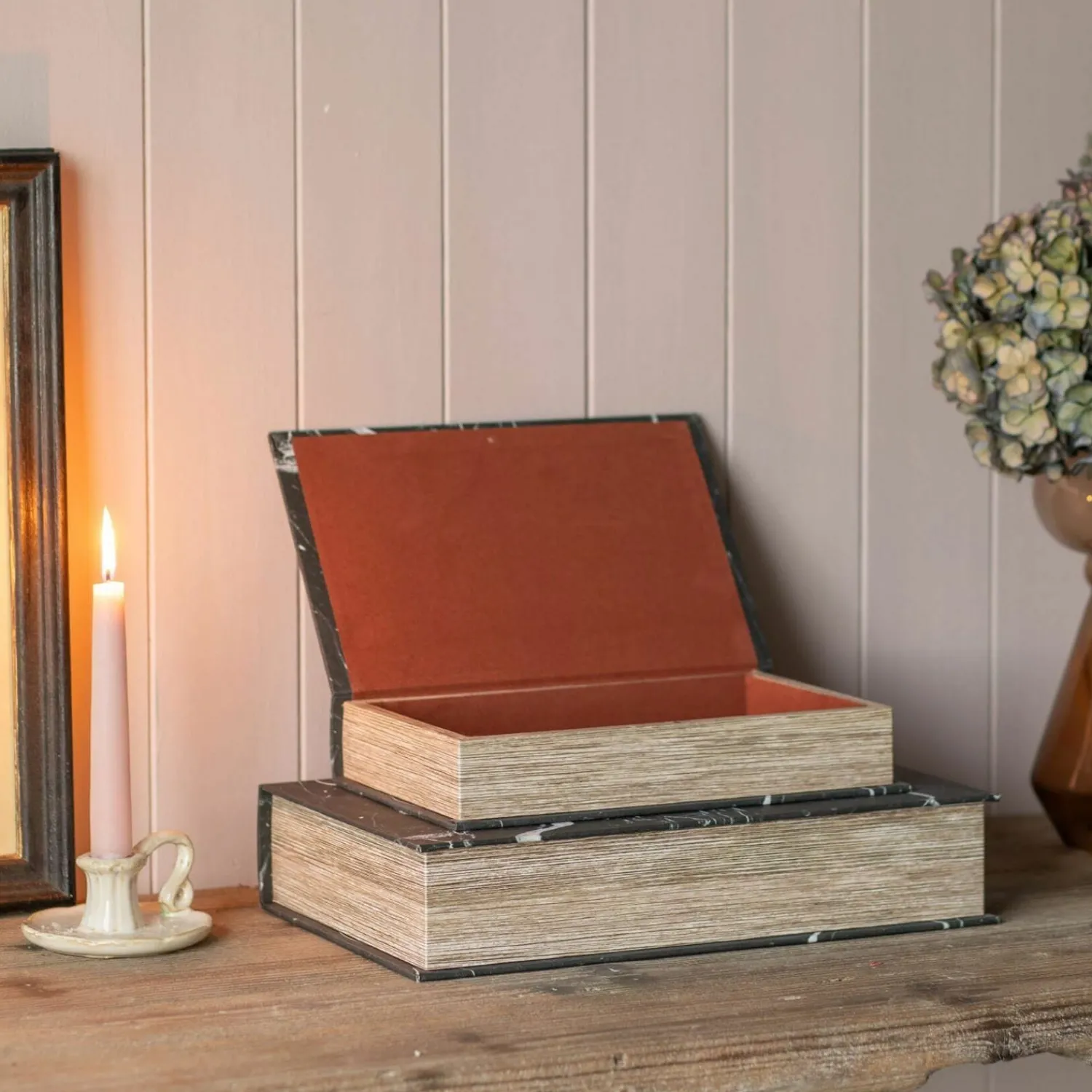 Graham & Green Set of Two Book Boxes