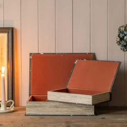 Graham & Green Set of Two Book Boxes