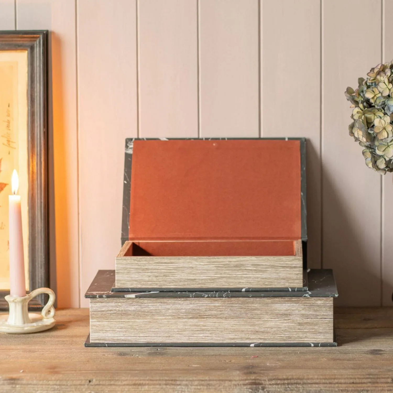 Graham & Green Set of Two Book Boxes