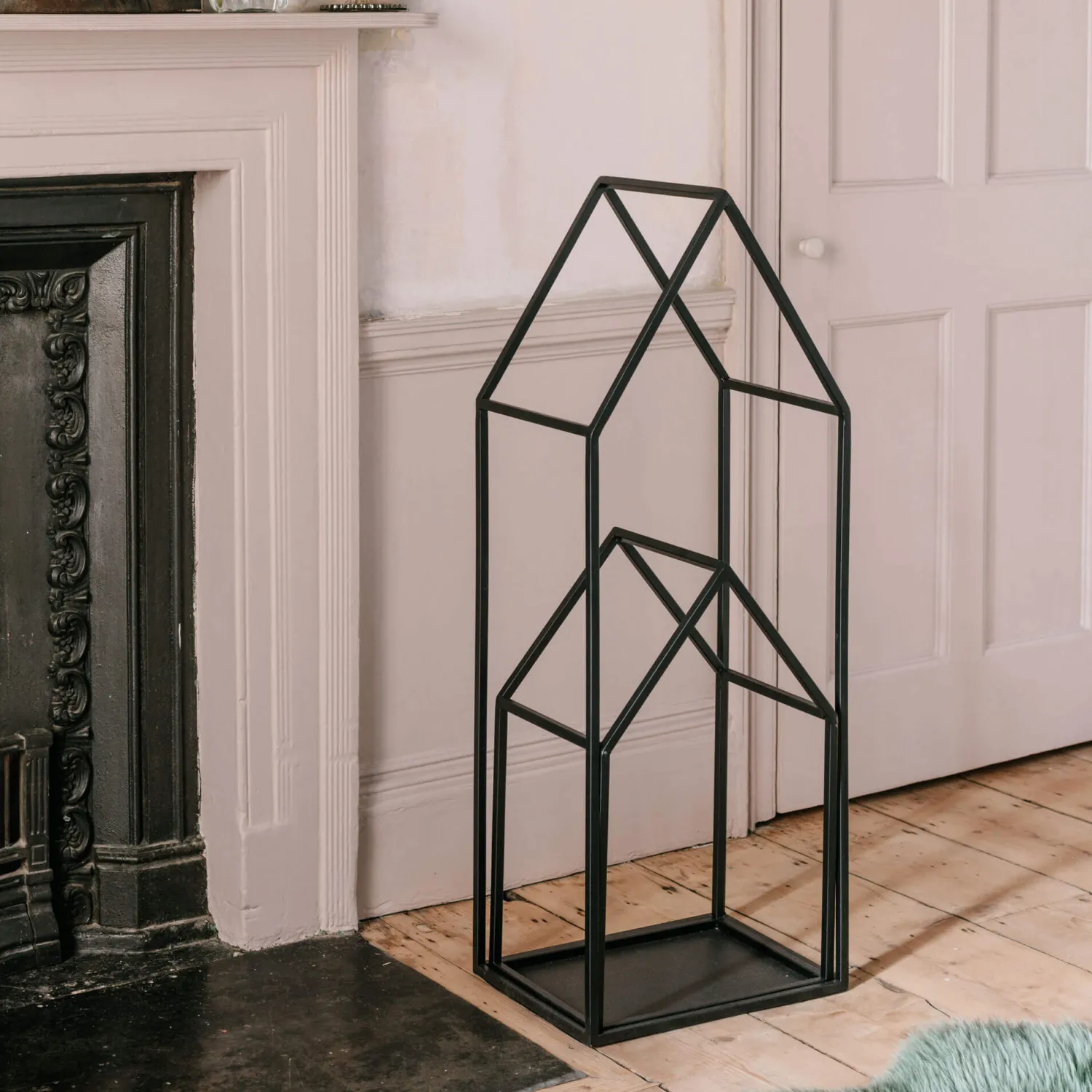 Graham & Green Set of Two House Log Holders