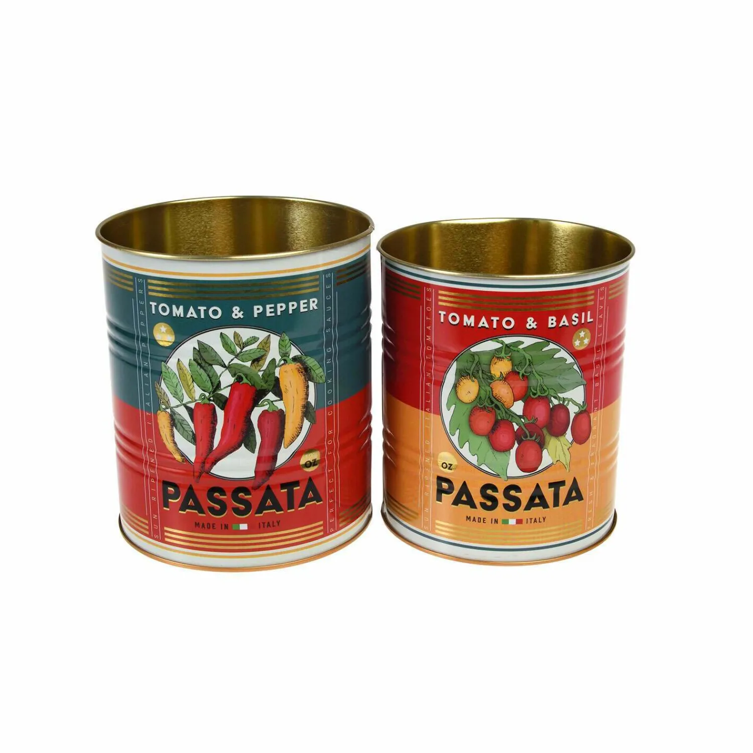Graham & Green Set of Two Passata Tins